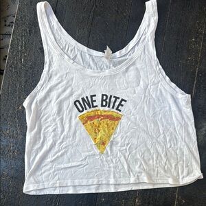 Barstool One Bite white relaxed tank